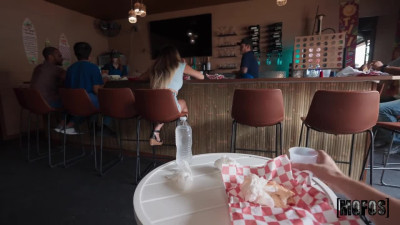 LetsPostIt Della Cate Waitress Breaks For BFs Big Sub WRB