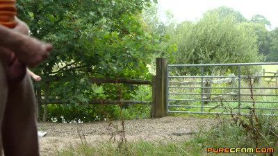 PureCFNM Charlotte Rose Emily Walters And Kayleigh Ds Park Wanker WRB