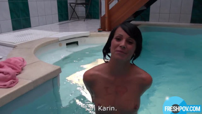 FreshPOV Karin Super Doing Dirty Things In The Pool VSEX