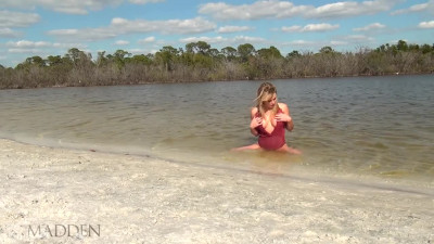MeetMadden BTS Red Swimsuit LEWD