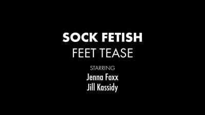 FoxxedUp Jill Kassidy Sock Fetish Feet Tease GAPFiLL