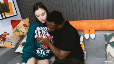 XES Mandy Mloda Brunetka Zalicza Kolege Ze Studiow POLISH WRB