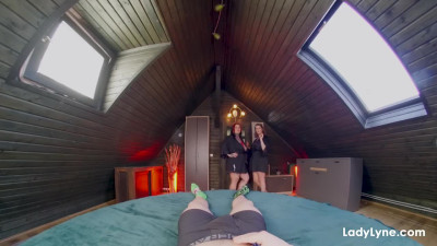 LadyLyne Busty POV Threesome With Sabien Demonia WRB