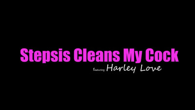 StepSiblingsCaught Harley Love Stepsis Cleans My Cock WRB