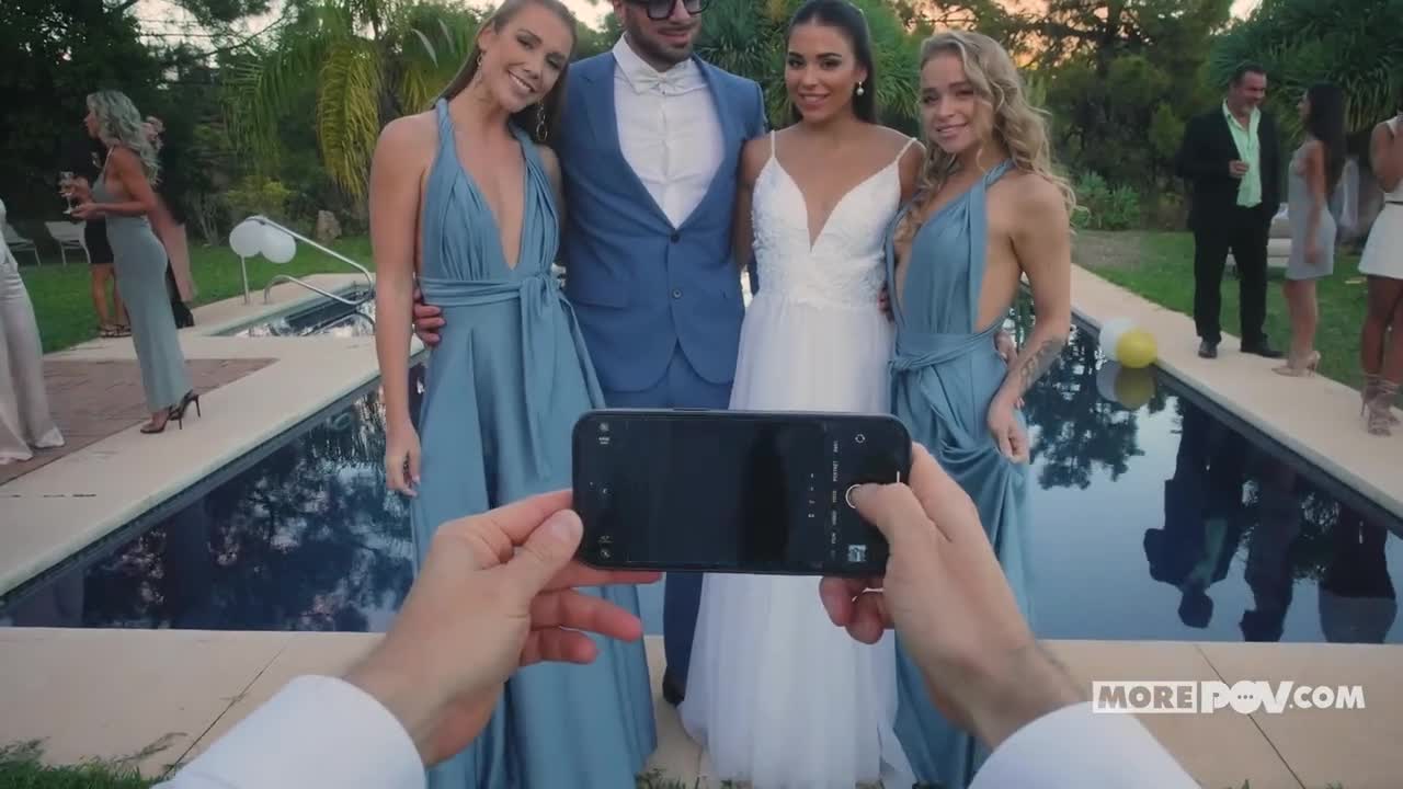 MorePOV Alexa Flexy Alexis Crystal And Milan Cheek Wedding Crasher WRB - Porn video | ePornXXX