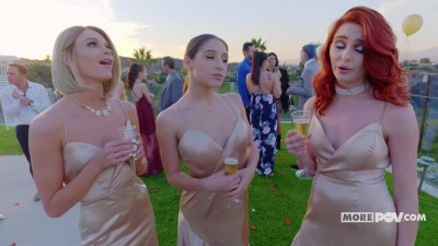 MorePOV Abella Danger Emma Hix And Lacy Lennon Three Horny Bridesmaids WRB