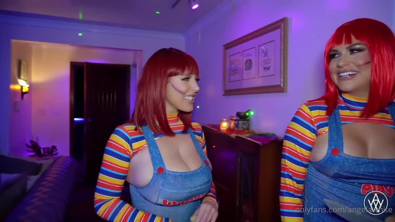 OnlyFans Angela White And Karmen Karma Dick Or Treat PP - Porn video | ePornXXX