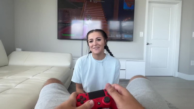 OnlyFans Serena Sterling Gamer Boy Gets Lucky Creampie PP