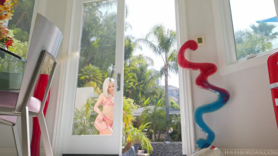 JulesJordan Kiara Cole Petite Naughty Princess Worships Jules Jordans Cock PP