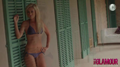 ThisIsGlamour Steph Wright Leaves You Anything But Blue In Her Bikini BTS LEWD