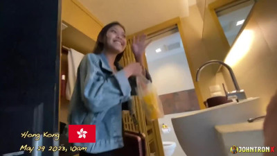 JohnTronX Petite Asian Girl Lim Gets Fucked Hard In Hk Hotel WRB