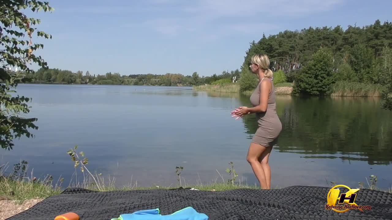 KaterinaHartlova Summer Memories From Oiled Boobs At Lake LEWD - Porn video | ePornXXX
