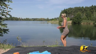 KaterinaHartlova Summer Memories From Oiled Boobs At Lake LEWD