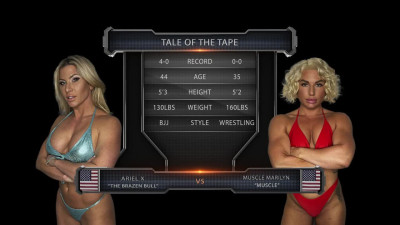 EvolvedFightsLez ArielVs Muscle Marilyn FETiSH