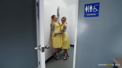 BrazzersExxtra Chantal Danielle And Kitty Quinn Cock N Roll Diner Disaster WRB