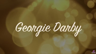 PinupFiles Georgie Darby Navy Lace Lap Dance Narcos