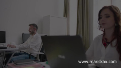 MariskaX Cathy Crown Fucking The Secretary In Her Ass LEWD