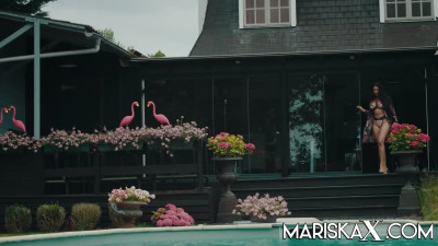 MariskaX Mariska Outdoor BBC Creampie LEWD