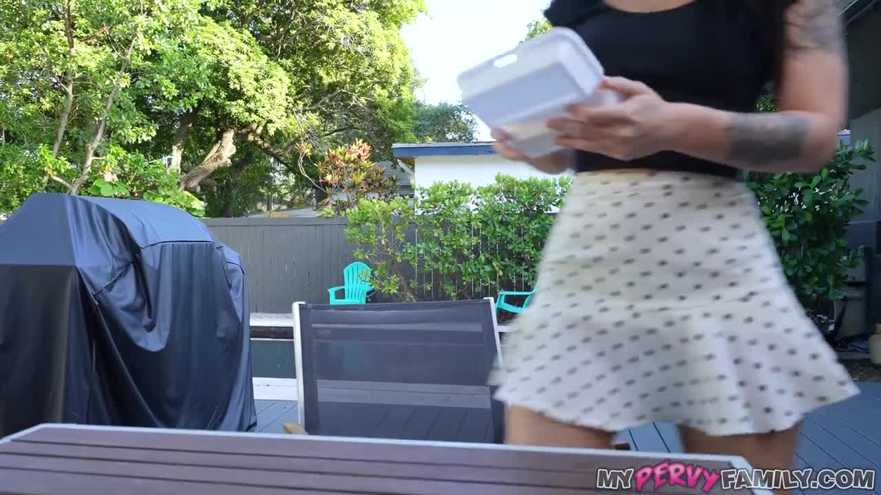 MyPervyFamily Raven Lane Stepsis Is Hungry For My Hotdog WRB - Porn video | ePornXXX