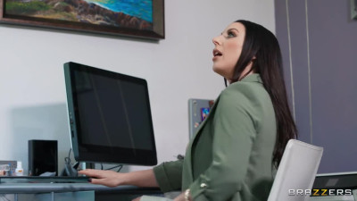 BrazzersExxtra Angela White Signing Bonus Threeway Fuck WRB