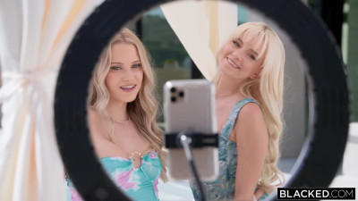 Blacked Riley Star And Chloe Rose Blonde Besties Share BBC PP