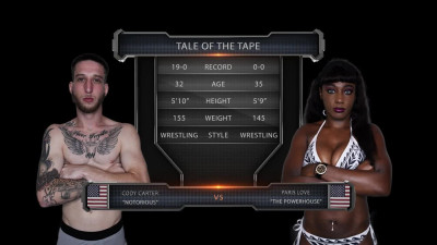 EvolvedFights Paris Love Vs Cody Carter FETiSH